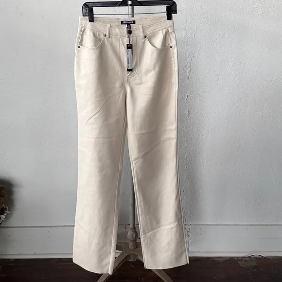 NWT Steve Madden Raw Hem Loren Pants Size 27 - Picture 2 of 5